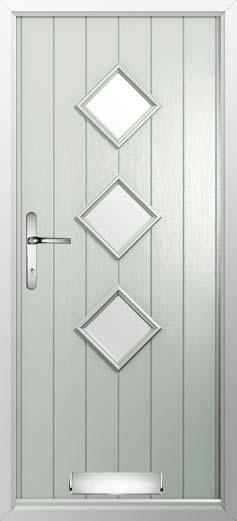 Flint 3 Glazed Solidor Composite Door in Painswick