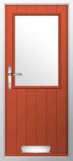 Flint Beeston Glazed Solidor Composite Door in Copper Flame