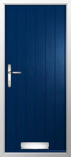 Flint Solid Solidor Composite Door in Blue