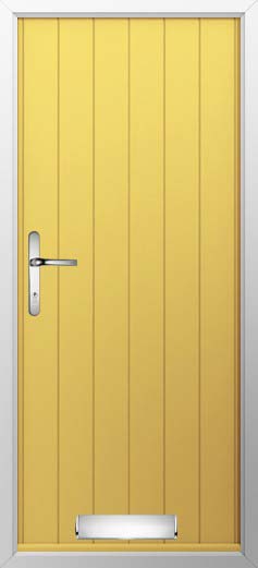 Flint Solid Solidor Composite Door in Buttercup Yellow