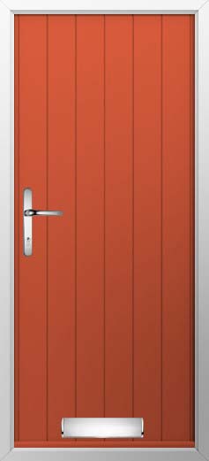 Flint Solid Solidor Composite Door in Copper Flame