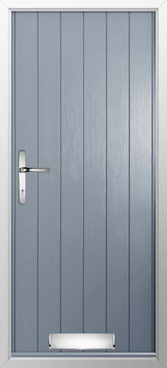 Flint Solid Solidor Composite Door in French Grey
