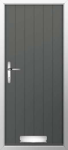Flint Solid Solidor Composite Door in Granite Grey