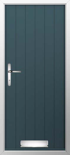 Flint Solid Solidor Composite Door in Midnight Grey
