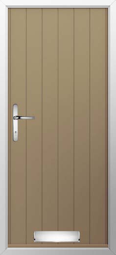 Flint Solid Solidor Composite Door in Truffle Brown
