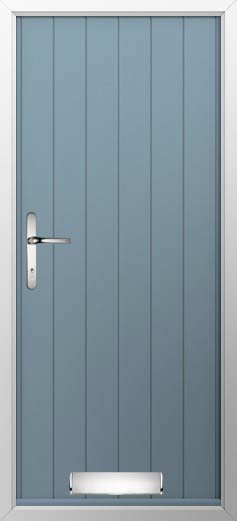 Flint Solid Solidor Composite Door in Twilight Grey