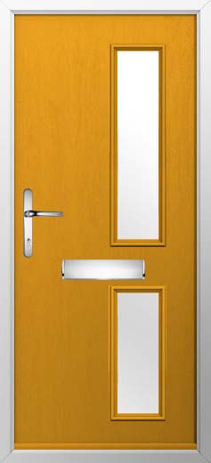 Garda Glazed Solidor Composite Door in Amber Gold