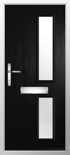Garda Glazed Solidor Composite Door in Black