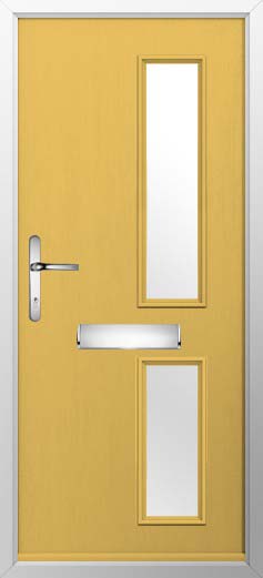 Garda Glazed Solidor Composite Door in Buttercup Yellow