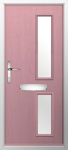 Garda Glazed Solidor Composite Door in Champagne Blush