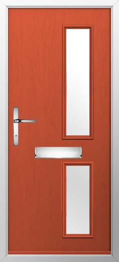 Garda Glazed Solidor Composite Door in Copper Flame