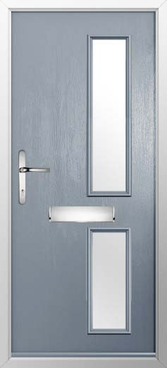Garda Glazed Solidor Composite Door in French Grey