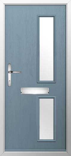 Garda Glazed Solidor Composite Door in Twilight Grey