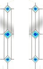 Trio Square Blue