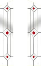 Trio Square Red