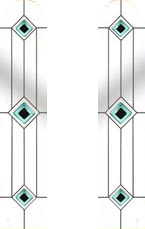 Trio Square Blue