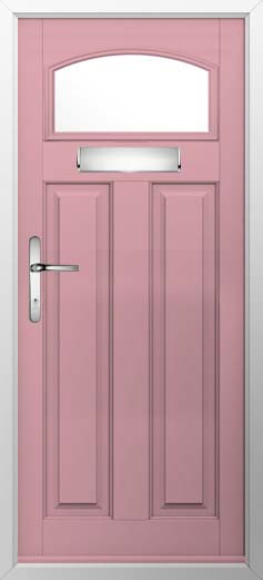 London Glazed Solidor Composite Door in Champagne Blush