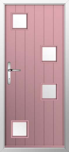Modena Glazed Solidor Composite Door in Champagne Blush