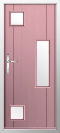 Messina Glazed Solidor Composite Door in Champagne Blush