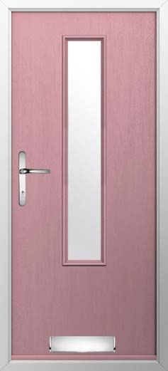 Monza Glazed Solidor Composite Door in Champagne Blush