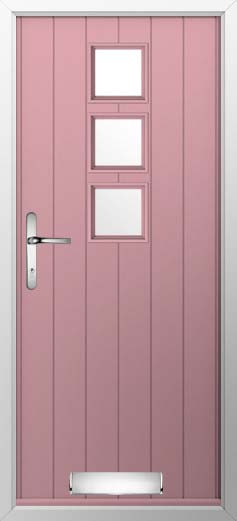 Naples Glazed Solidor Composite Door in Champagne Blush