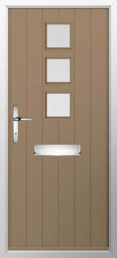 Naples Glazed Solidor Composite Door in Truffle Brown