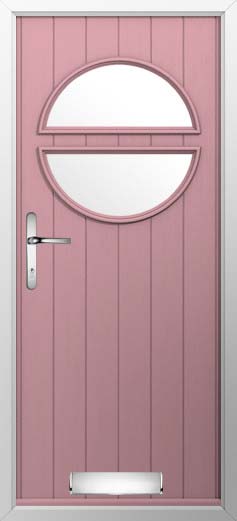 Pisa Glazed Solidor Composite Door in Champagne Blush
