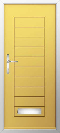 Palermo Solid Solidor Composite Door in Buttercup Yellow