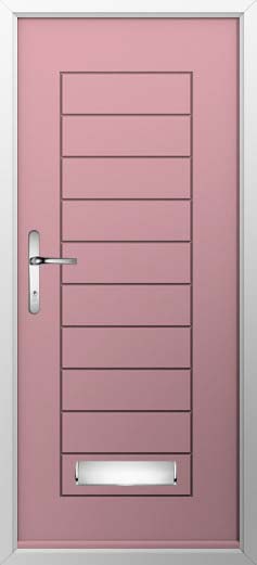 Palermo Solid Solidor Composite Door in Champagne Blush