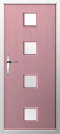 Parma Glazed Solidor Composite Door in Champagne Blush