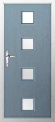 Parma Glazed Solidor Composite Door in Twilight Grey