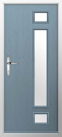 Rimini Glazed Solidor Composite Door in Twilight Grey