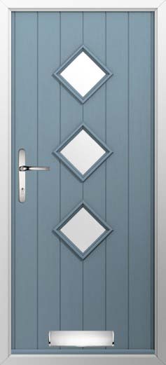 Roma Glazed Solidor Composite Door in Twilight Grey
