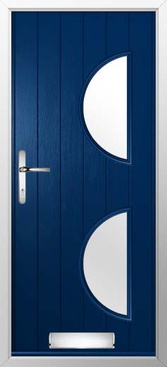 Siena Glazed Solidor Composite Door in Blue