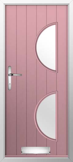 Siena Glazed Solidor Composite Door in Champagne Blush