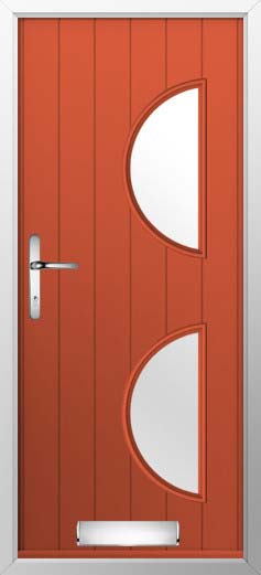 Siena Glazed Solidor Composite Door in Copper Flame