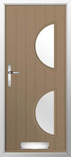 Siena Glazed Solidor Composite Door in Truffle Brown