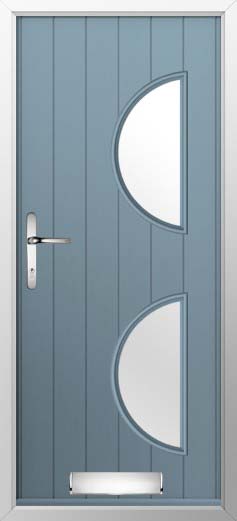 Siena Glazed Solidor Composite Door in Twilight Grey