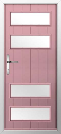 Sorrento Glazed Solidor Composite Door in Champagne Blush