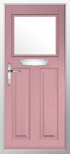 Sterling Glazed Solidor Composite Door in Champagne Blush