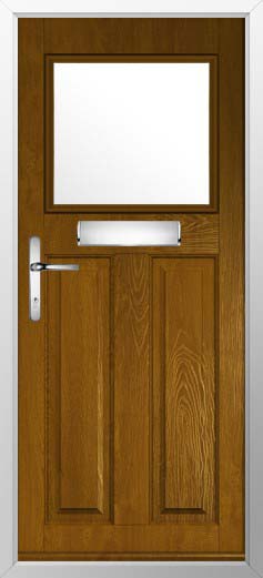 Sterling Glazed Solidor Composite Door in Oak