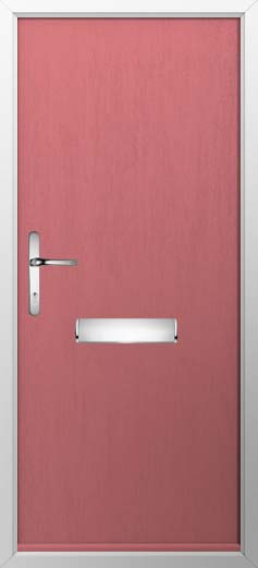 Thornbury Solid Solidor Composite Door in Antique Rose