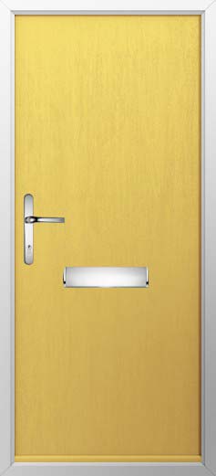 Thornbury Solid Solidor Composite Door in Buttercup Yellow