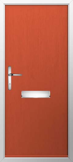Thornbury Solid Solidor Composite Door in Copper Flame