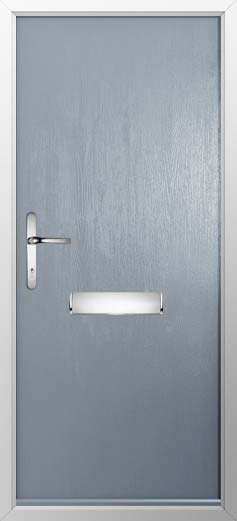 Thornbury Solid Solidor Composite Door in French Grey