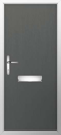 Thornbury Solid Solidor Composite Door in Granite Grey