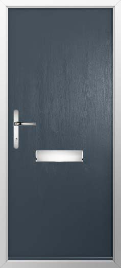 Thornbury Solid Solidor Composite Door in Anthracite Grey
