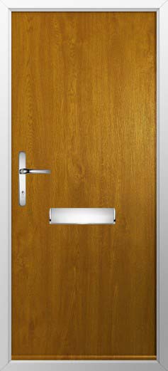 Thornbury Solid Solidor Composite Door in Oak