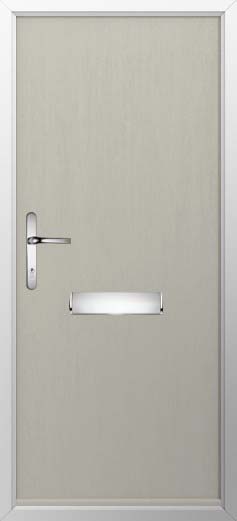 Thornbury Solid Solidor Composite Door in Pebble Grey