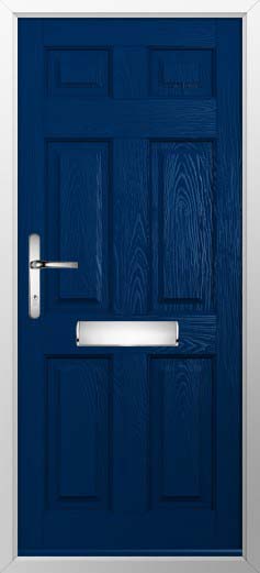 Tenby Solid Solidor Composite Door in Blue